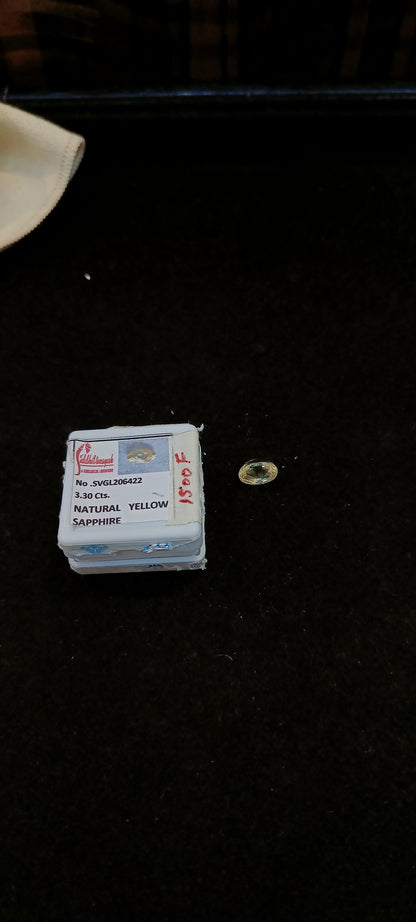 Yellow Sapphire - 3.30 Carats