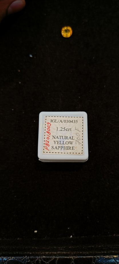 Yellow Sapphire - 1.25 Carats