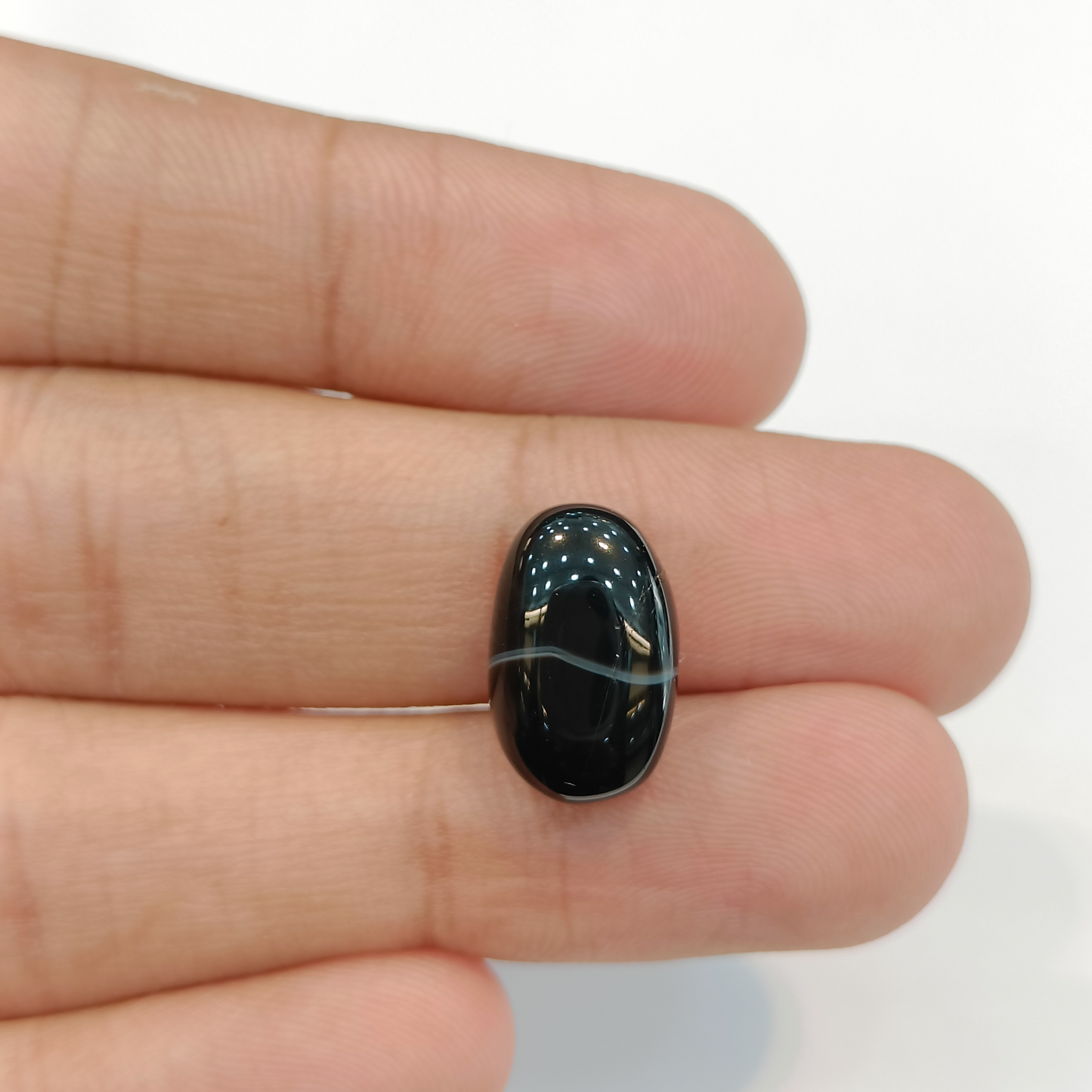 Sulemani Hakik (Black Agate) - 7.98 Carats