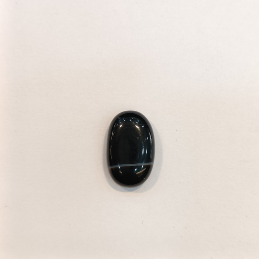 Sulemani Hakik (Black Agate) - 9.60 Carats