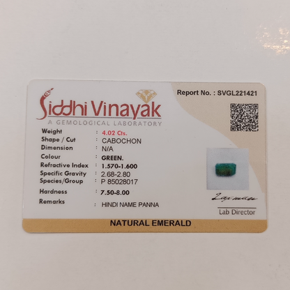 Emerald (Panna) - 4.02 Carats