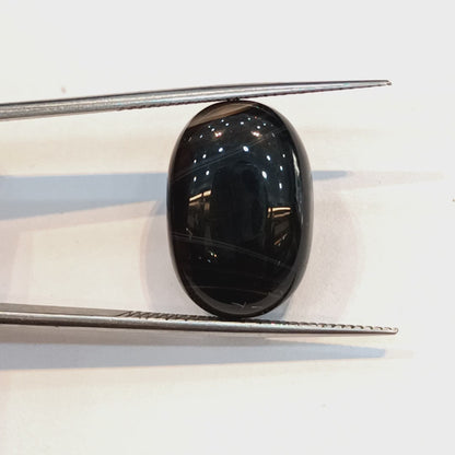 Sulemani Hakik (Black Agate) - 14.78 Carats