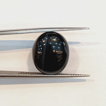 Sulemani Hakik (Black Agate) - 10.75 Carats