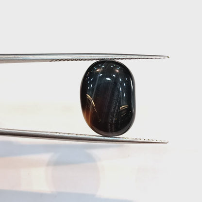 Sulemani Hakik (Black Agate) - 9.34 Carats