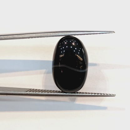 Sulemani Hakik (Black Agate) - 7.98 Carats