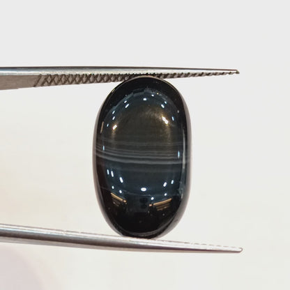 Sulemani Hakik (Black Agate) - 14.00 Carats